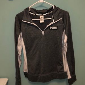 1/4 zip Pink pullover